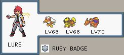 Pokemon Light Platinum Lauren League & Gym Leaders