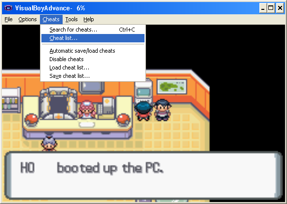 pokemon platinum rare candy cheat openemu