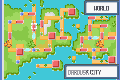 Pokemon Light Platinum Zhery City Map